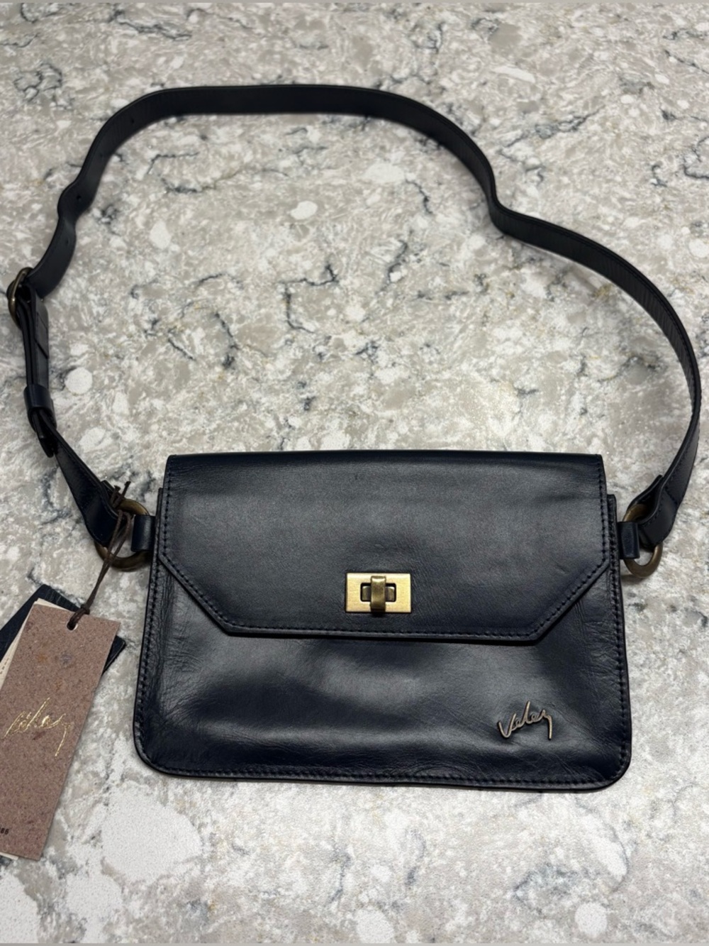 Vélez Bandolera Leather Crossbody Bag NWT